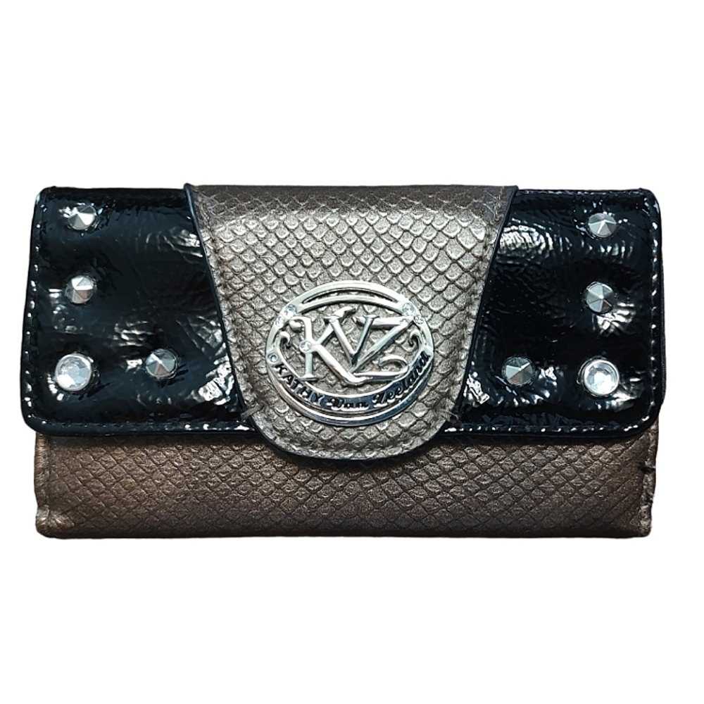 Kathy Van Zeeland Wallet with Rhinestone